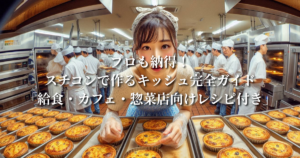 プロも納得!スチコンで作るキッシュ完全ガイド「給食・カフェ・惣菜店向けレシピ付き」