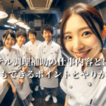 ホテル調理補助の仕事内容とは？未経験でもできるポイントとやりがいを解説