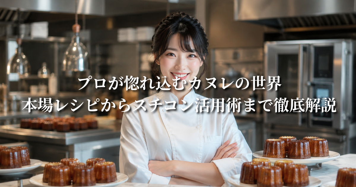 プロが惚れ込むカヌレの世界:本場レシピからスチコン活用術まで徹底解説