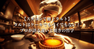 【スチコンで極上タルト】タルトはケーキでもパイでもない！プロが語る違いと焼きの哲学